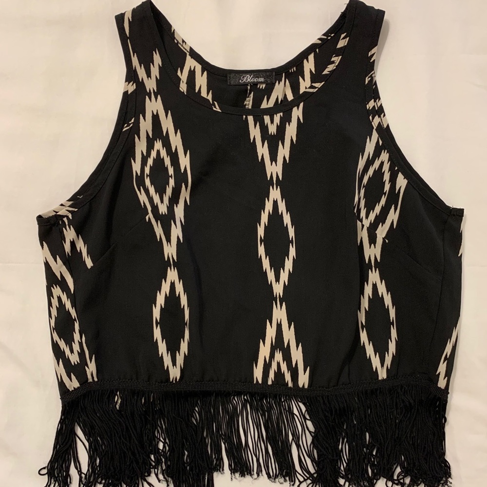 Western Fringe Crop Top